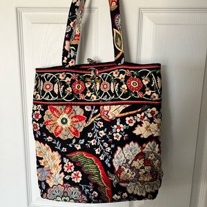 Vera Bradley quilted medium tote discontinued Versailles